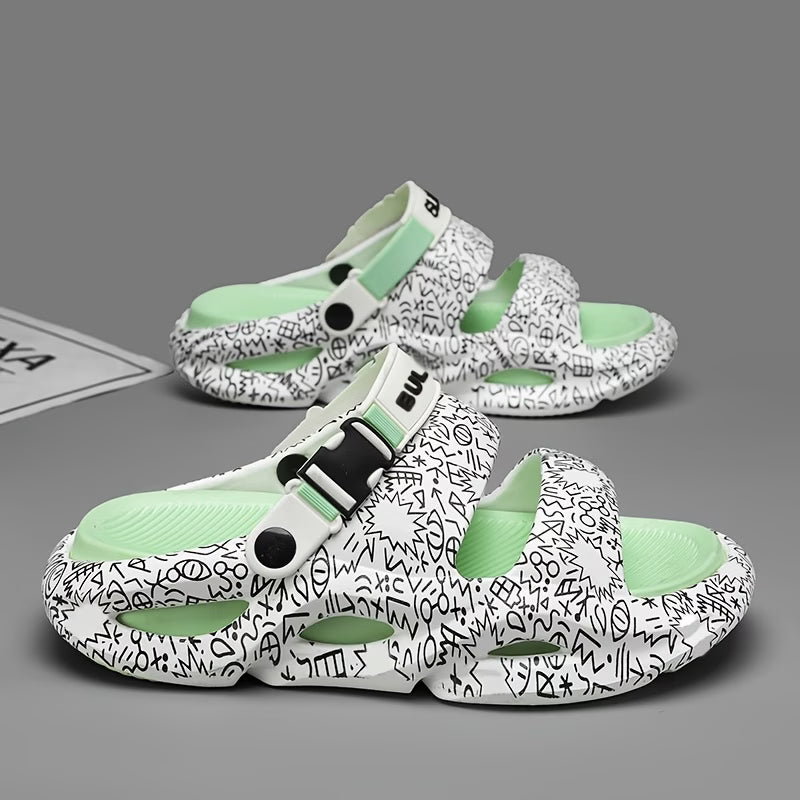 Graffiti Sandal Premium Terlik